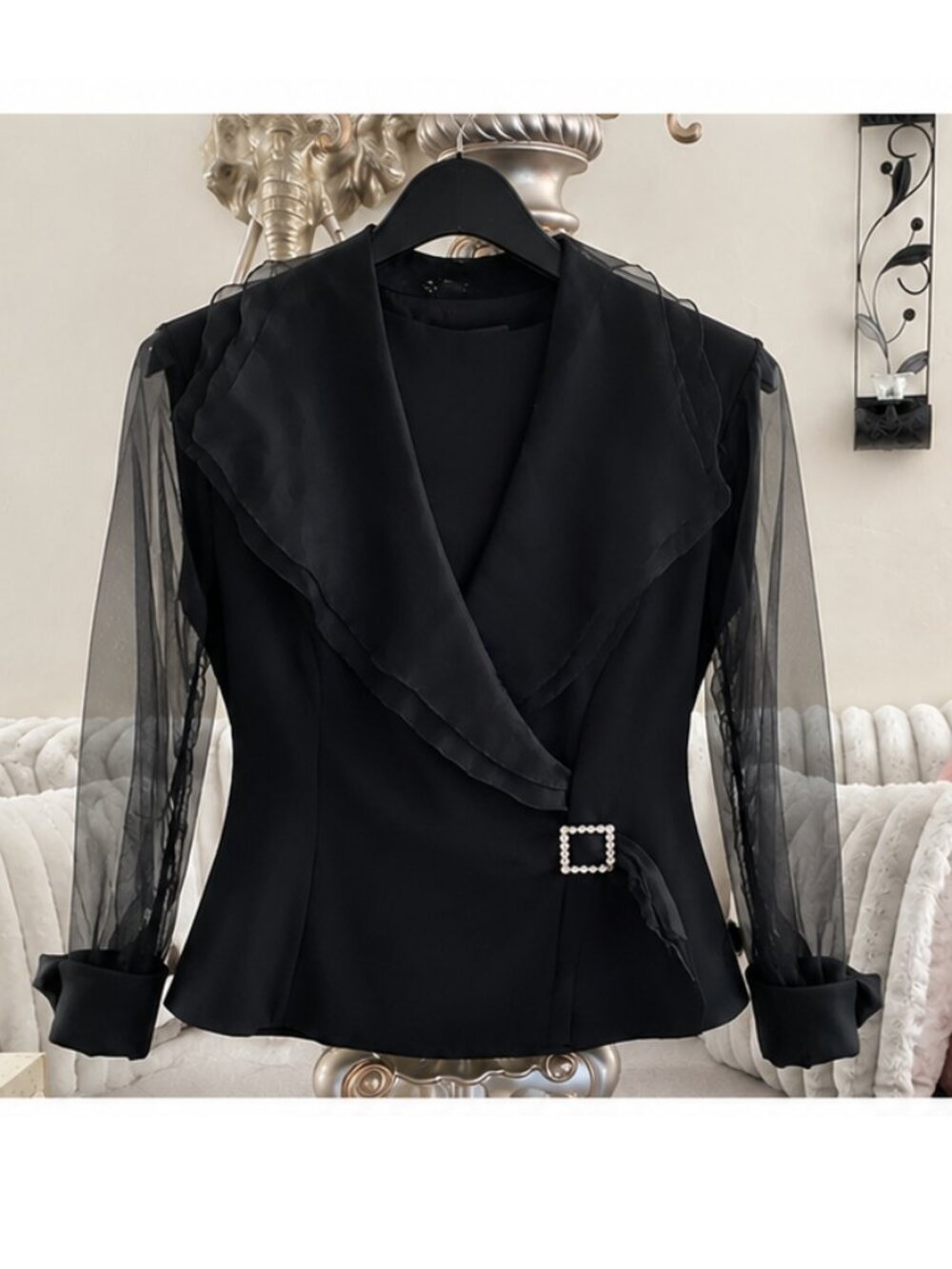 Metaphor Black Blouse